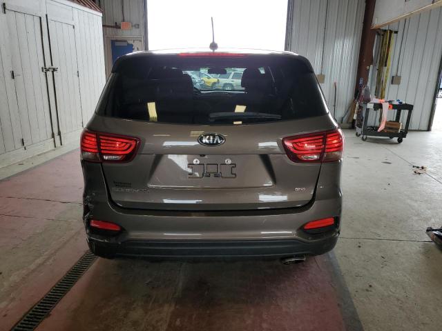 5XYPGDA35KG478650 - 2019 KIA SORENTO L BROWN photo 6