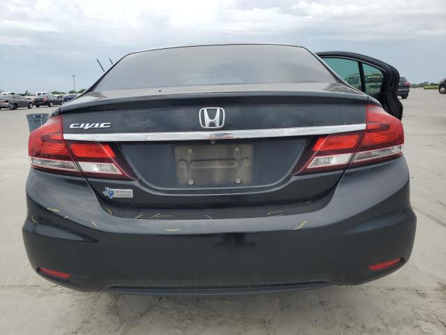 2HGFB2F93FH539790 - 2015 HONDA CIVIC EXL შავი ფოტო 6