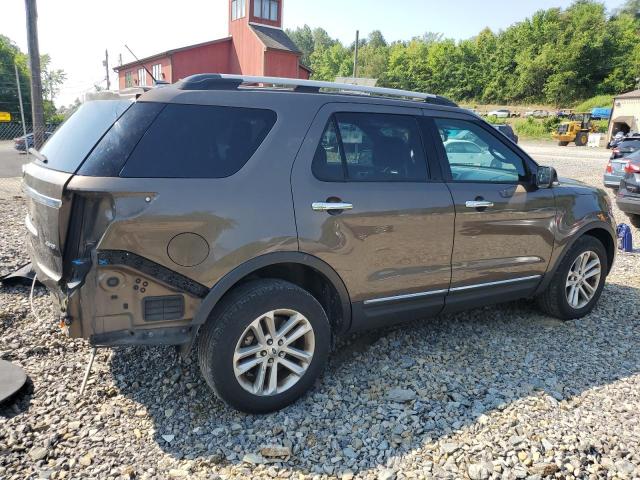 1FM5K8D84FGB88306 - 2015 FORD EXPLORER XLT CHARCOAL photo 3