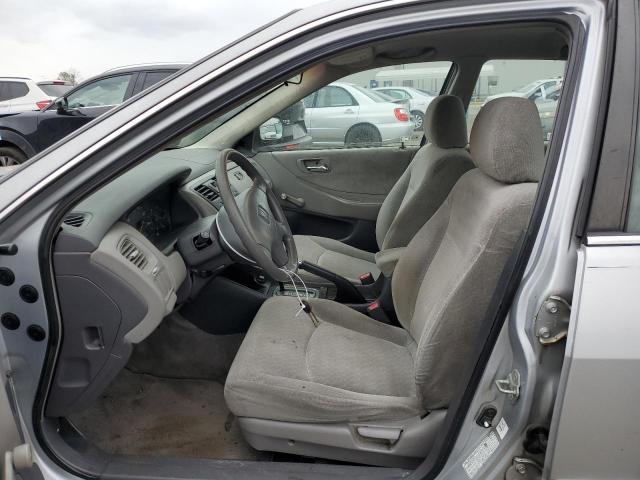 1HGCF86602A012475 - 2002 HONDA ACCORD VALUE SILVER photo 7