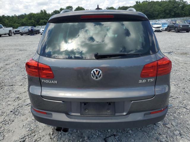 WVGAV3AX8EW542420 - 2014 VOLKSWAGEN TIGUAN S GRAY photo 6