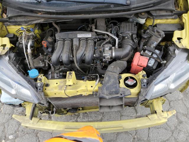 3HGGK5H50FM768980 - 2015 HONDA FIT LX YELLOW photo 11