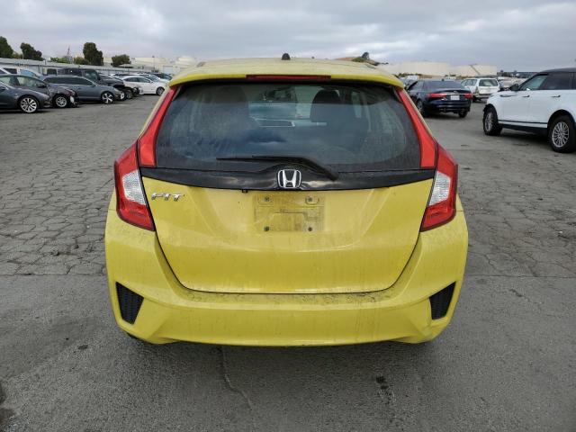 3HGGK5H50FM768980 - 2015 HONDA FIT LX YELLOW photo 6