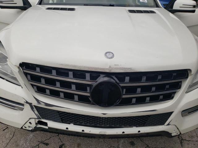 4JGDA5HB6CA024542 - 2012 MERCEDES-BENZ ML 350 4MATIC WHITE photo 12
