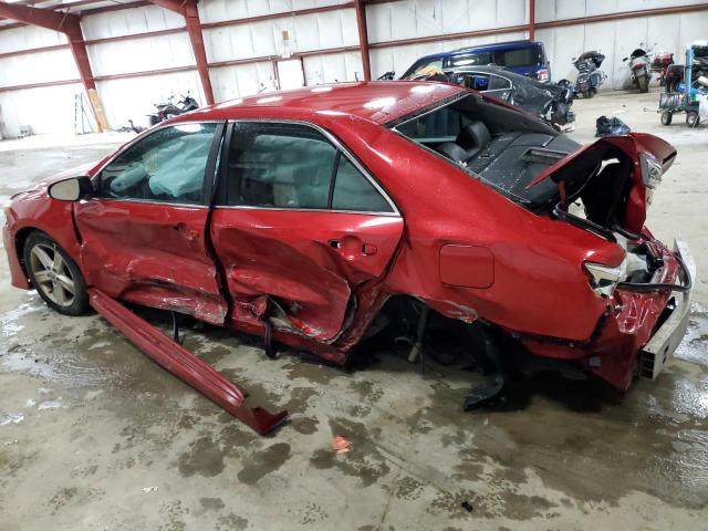 4T1BF1FK2DU684713 - 2013 TOYOTA CAMRY L RED photo 2