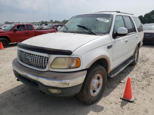 1FMPU18LXXLA30053 - 1999 FORD EXPEDITION WHITE photo 2