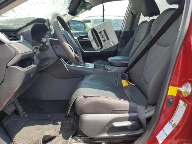 2T3RWRFV4KW006394 - 2019 TOYOTA RAV4 XLE RED photo 7
