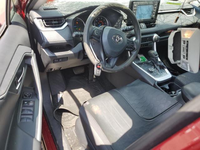 2T3RWRFV4KW006394 - 2019 TOYOTA RAV4 XLE RED photo 8