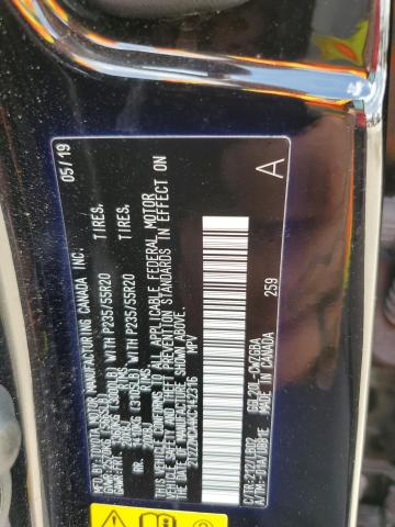 2T2ZZMCA4KC142316 - 2019 LEXUS RX 350 BASE შავი ფოტო 13