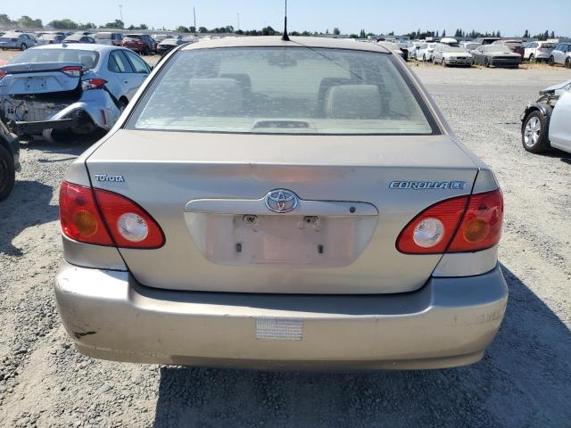 1NXBR32EX4Z223679 - 2004 TOYOTA COROLLA CE TAN photo 6