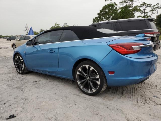 W04WJ3N52HG106122 - 2017 BUICK CASCADA SPORT TOURING BLUE photo 2