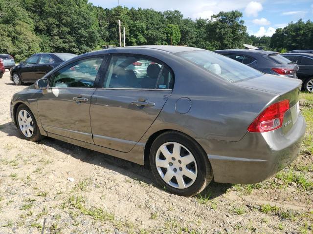 2HGFA16576H520671 - 2006 HONDA CIVIC LX GRAY photo 2