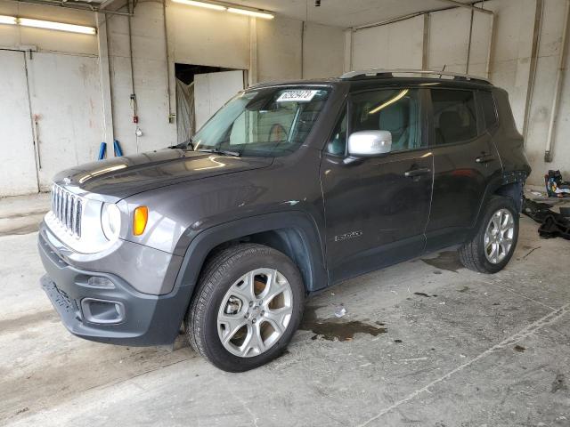 ZACCJBDTXGPD79135 - 2016 JEEP RENEGADE LIMITED GRAY photo 1