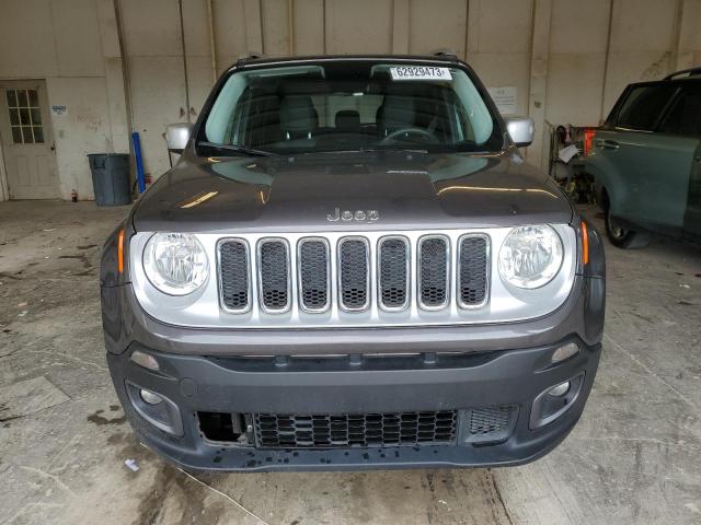 ZACCJBDTXGPD79135 - 2016 JEEP RENEGADE LIMITED GRAY photo 5