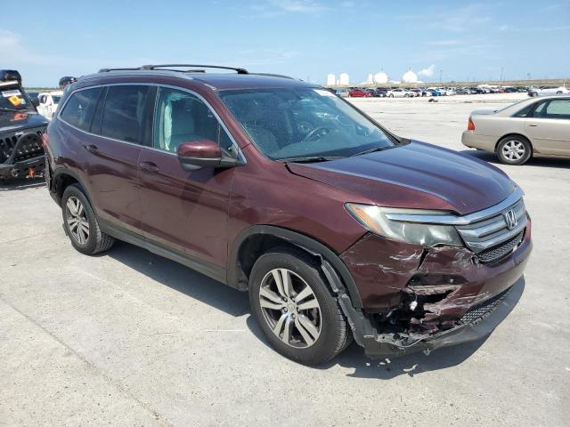 5FNYF5H30GB004106 - 2016 HONDA PILOT EX BURGUNDY photo 4