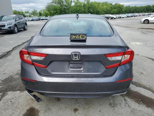 1HGCV1F10NA066443 - 2022 HONDA ACCORD LX GRAY photo 6