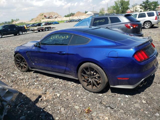 1FA6P8JZ3G5525235 - 2016 FORD MUSTANG SHELBY GT350 BLUE photo 2