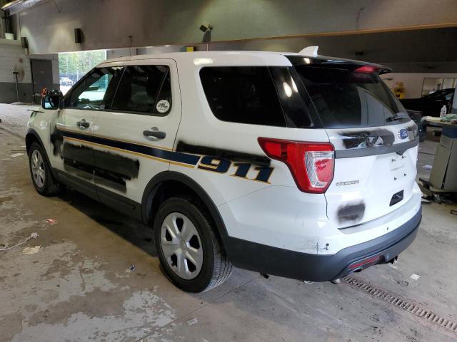 1FM5K8AR6HGE14930 - 2017 FORD EXPLORER POLICE INTERCEPTOR თეთრი ფოტო 2