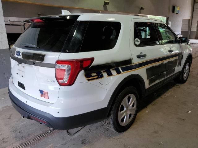 1FM5K8AR6HGE14930 - 2017 FORD EXPLORER POLICE INTERCEPTOR თეთრი ფოტო 3