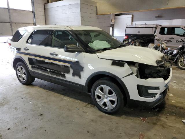 1FM5K8AR6HGE14930 - 2017 FORD EXPLORER POLICE INTERCEPTOR თეთრი ფოტო 4