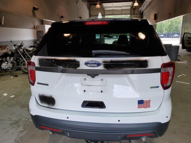 1FM5K8AR6HGE14930 - 2017 FORD EXPLORER POLICE INTERCEPTOR თეთრი ფოტო 6