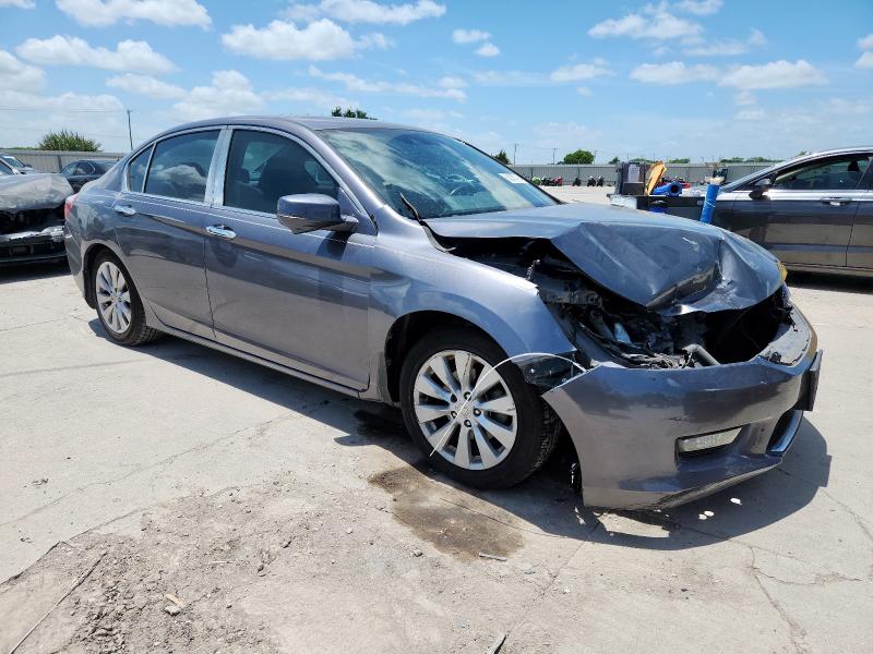 1HGCR2F85FA093534 - 2015 HONDA ACCORD EXL GRAY photo 4