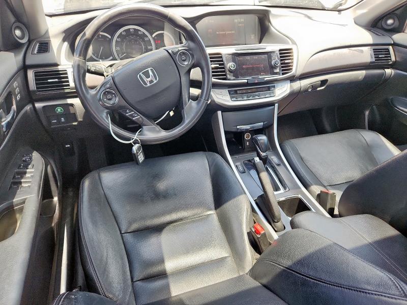 1HGCR2F85FA093534 - 2015 HONDA ACCORD EXL GRAY photo 8