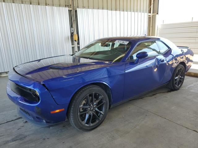 2C3CDZGG2NH230980 - 2022 DODGE CHALLENGER SXT BLUE photo 1