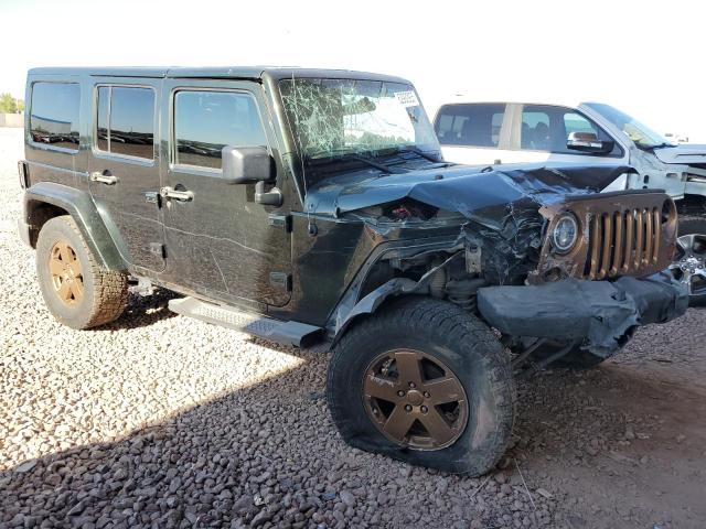 1J4HA5H17BL578277 - 2011 JEEP WRANGLER U SAHARA GREEN photo 4