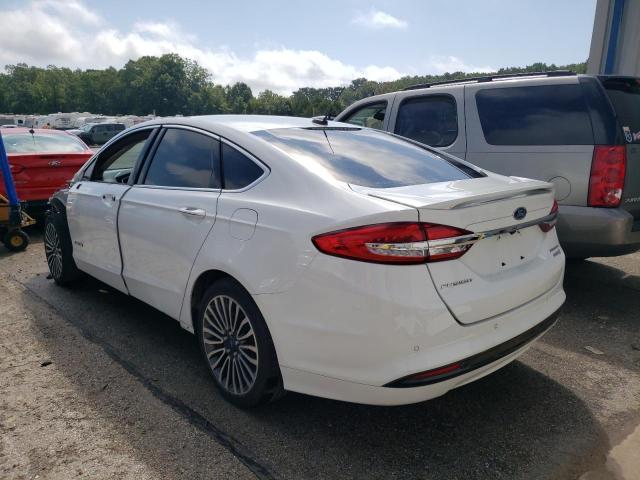 3FA6P0RU8JR247382 - 2018 FORD FUSION TITANIUM/PLATINUM HEV WHITE photo 2