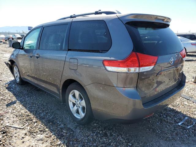 5TDKK3DC4BS123647 - 2011 TOYOTA SIENNA LE CHARCOAL photo 2