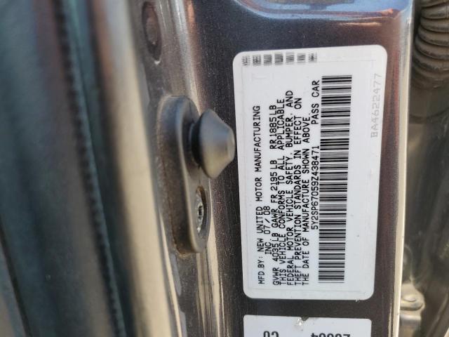 5Y2SP67059Z438471 - 2009 PONTIAC VIBE GRAY photo 12