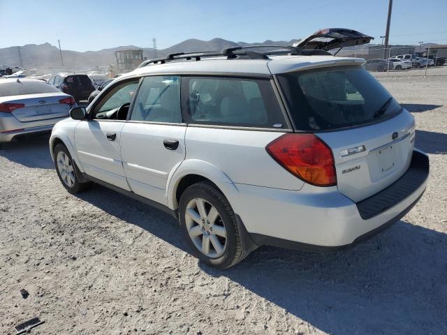 4S4BP61C767354433 - 2006 SUBARU LEGACY OUTBACK 2.5I WHITE photo 2