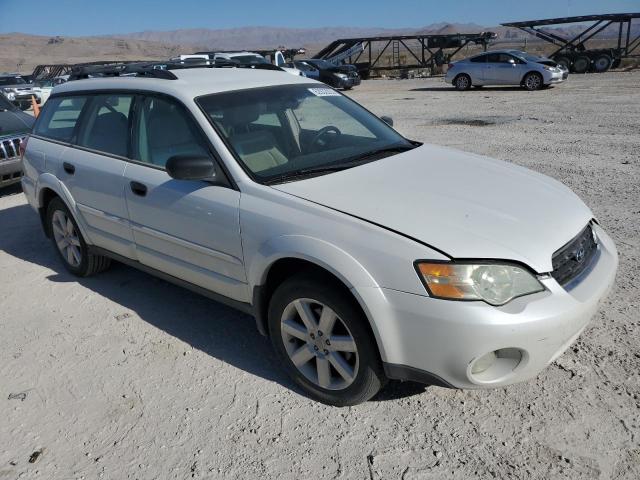 4S4BP61C767354433 - 2006 SUBARU LEGACY OUTBACK 2.5I WHITE photo 4