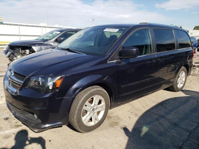 2D4RN5DG8BR611693 - 2011 DODGE GR CARAVAN CREW BLUE photo 1