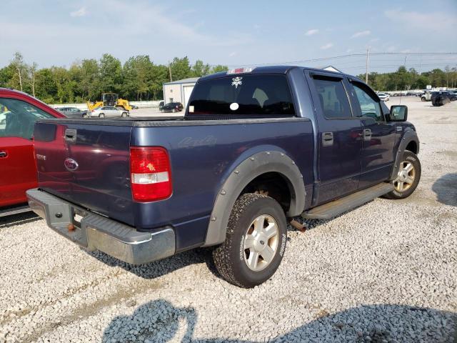 1FTRW14W74KB99410 - 2004 FORD F-150 SUPERCREW BLUE photo 3