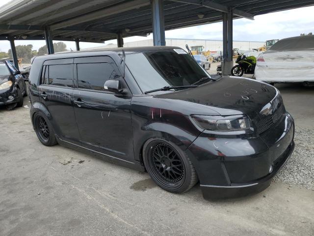 JTLKE50E881025774 - 2008 TOYOTA SCION XB BLACK photo 4