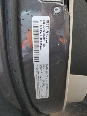 2C4RC1BG8NR176547 - 2022 CHRYSLER PACIFICA TOURING L ნაცრისფერი ფოტო 14