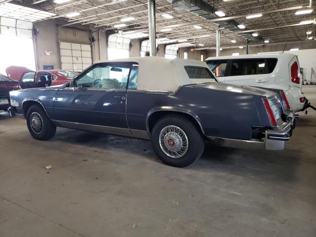 1G6AL6785EE628255 - 1984 CADILLAC ELDORADO BIARRITZ BLUE photo 2