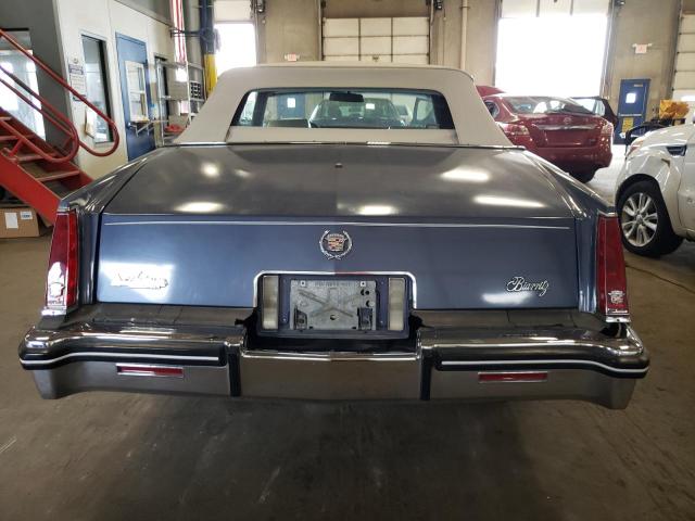 1G6AL6785EE628255 - 1984 CADILLAC ELDORADO BIARRITZ BLUE photo 6