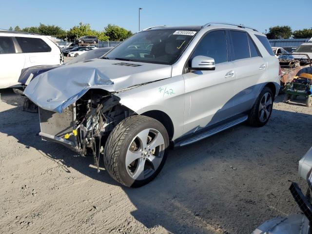 4JGDA5HB8HA910711 - 2017 MERCEDES-BENZ GLE 350 4MATIC SILVER photo 1