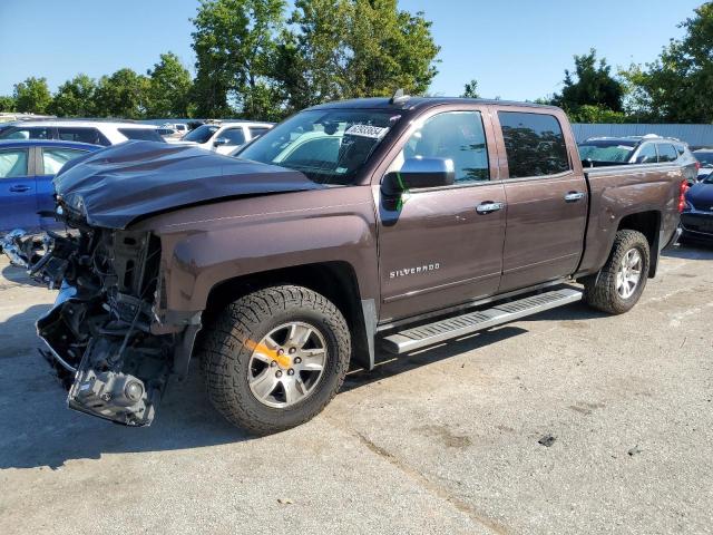 3GCUKREC5GG186837 - 2016 CHEVROLET SILVERADO K1500 LT BROWN photo 1