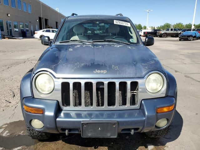 1J8GL58K72W223489 - 2002 JEEP LIBERTY LIMITED BLUE photo 5