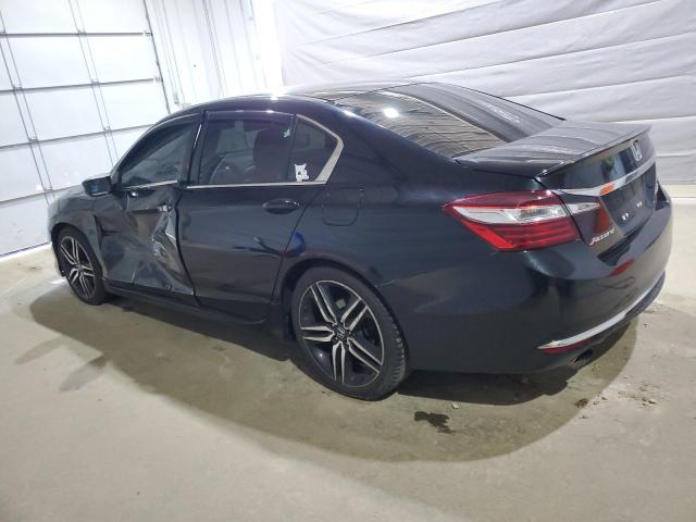 1HGCR2F52HA221303 - 2017 HONDA ACCORD SPORT أسود صورة 2
