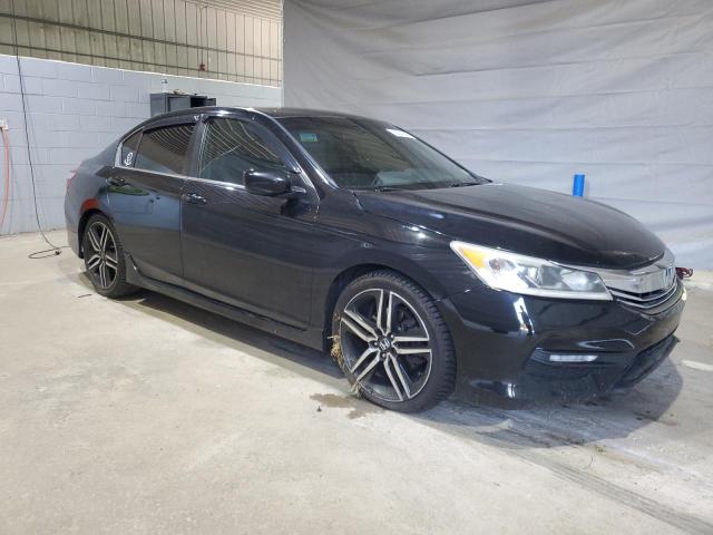 1HGCR2F52HA221303 - 2017 HONDA ACCORD SPORT أسود صورة 4