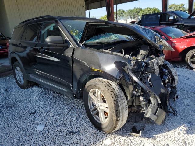 1FMSK7DH1MGB12312 - 2021 FORD EXPLORER XLT BLACK photo 2
