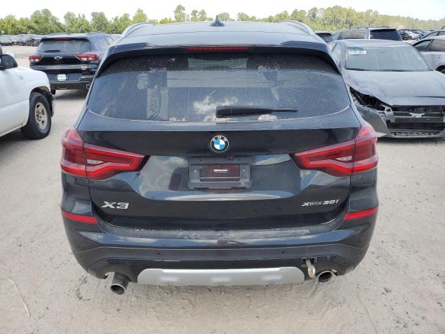 5UXTY5C09M9H29180 - 2021 BMW X3 XDRIVE30I BLACK photo 6