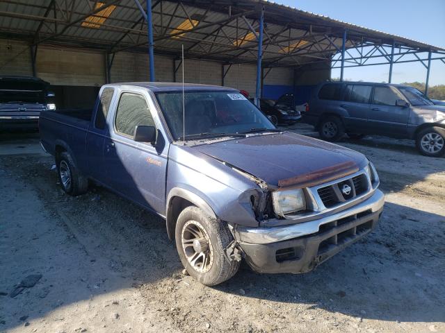 1N6DD26S0YC378613 - 2000 NISSAN FRONTIER KING CAB XE BLUE photo 1
