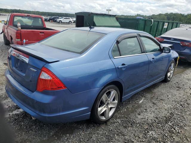 3FAHP0KC0AR334171 - 2010 FORD FUSION SPORT BLUE photo 3