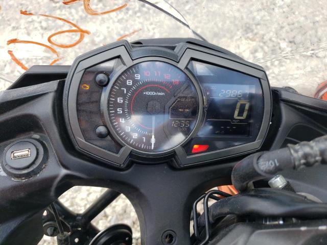 JKAEXEJ13HDA01859 - 2017 KAWASAKI EX650 J ნარინჯისფერი ფოტო 7